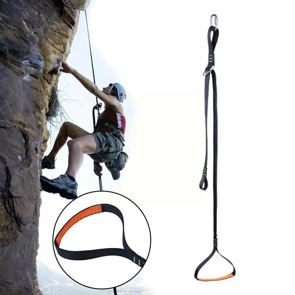 1pcs Adjustable Ascent Foot Loop Professional Climbing Device Polyester Belt Equipment Foot Loop Rock Climbing Ascender Ban E4Q2 
1pcs Adjustable Ascent Foot Loop Professional Climbing Device Polyester Belt Equipment Foot Loop Rock Climbing Ascender Ban E4Q2