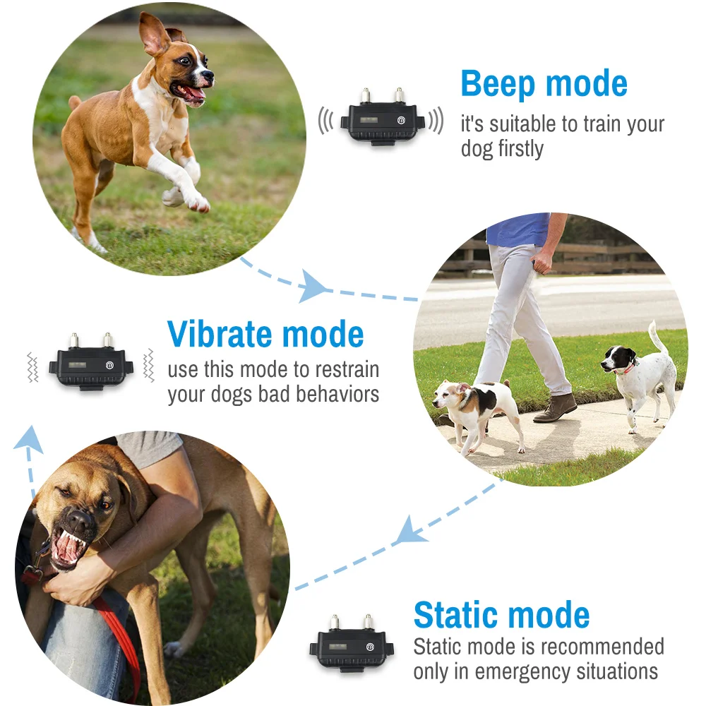 800yd Electric remote Dog Training Collar Waterproof Rechargeable LCD Display for All Size beep Shock Vibration For 2 Dogs
800yd Electric remote Dog Training Collar Waterproof Rechargeable LCD Display for All Size beep Shock Vibration For 2 Dogs