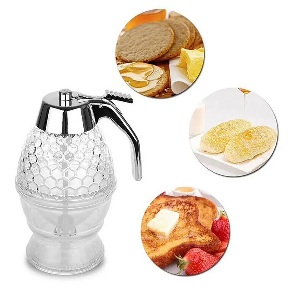 200ml Creative Honey Syrup Dispenser Acrylic Pot Vintage Squeeze Drip Container Bottle Dispenser No Honey E8G7 
200ml Creative Honey Syrup Dispenser Acrylic Pot Vintage Squeeze Drip Container Bottle Dispenser No Honey E8G7