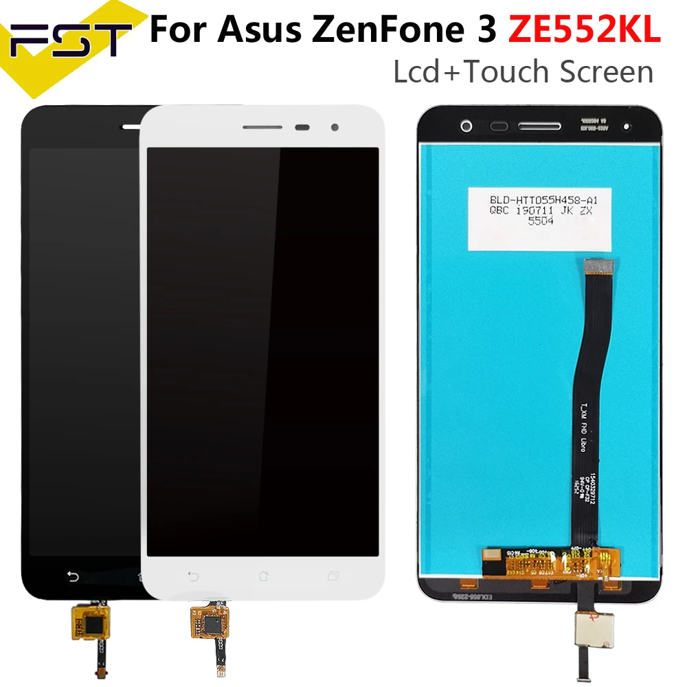 ЖК-дисплей 5,5 дюйма для Asus ZenFone 3 ZE552KL Z012D Z012DE, сенсорный экран с дигитайзером в сборе + рамка + инструменты Z012DC Z012DA, ЖК-датчик
ЖК-дисплей 5,5 дюйма для Asus ZenFone 3 ZE552KL Z012D Z012DE, сенсорный экран с дигитайзером в сборе + рамка + инструменты Z012DC Z012DA, ЖК-датчик