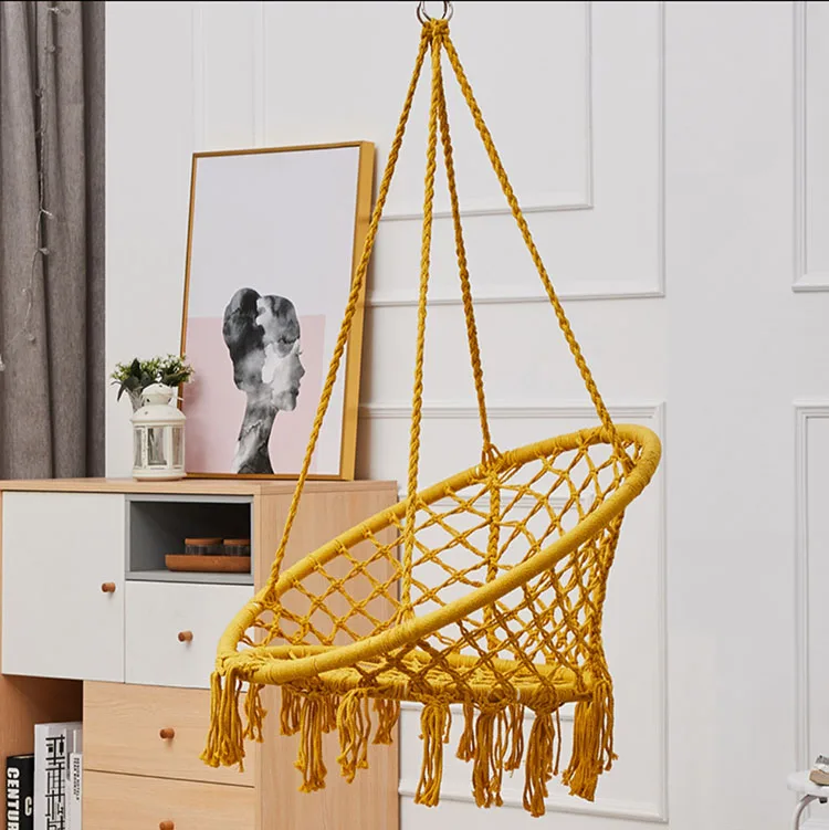 Nordic Cotton Rope Hammock Chair Handmade Knitted Indoor Outdoor Kids Swing Bed Adult Swinging Hanging Chair Hammock
Nordic Cotton Rope Hammock Chair Handmade Knitted Indoor Outdoor Kids Swing Bed Adult Swinging Hanging Chair Hammock