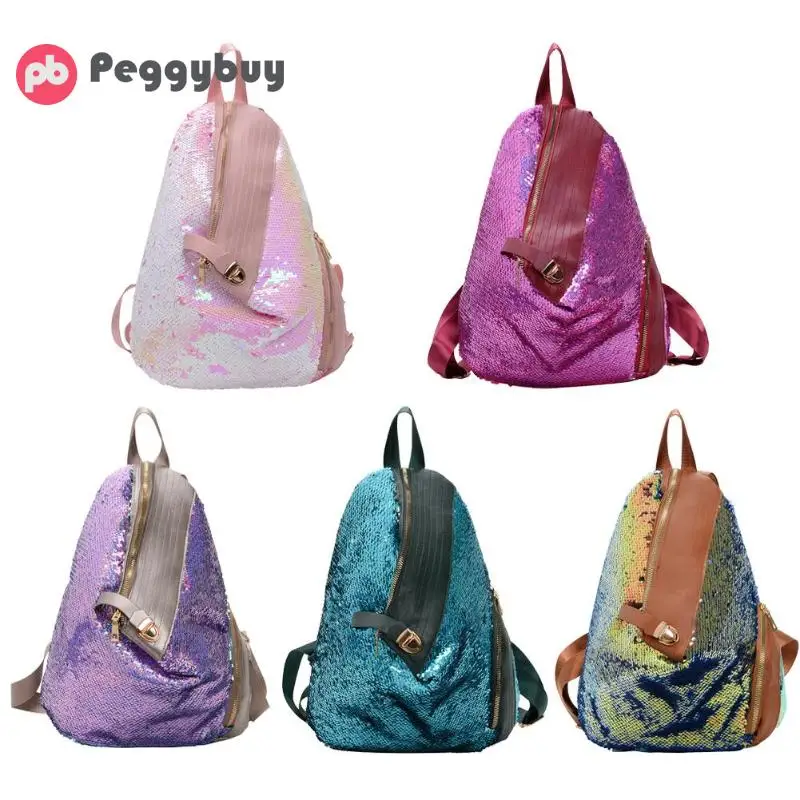Women Fashion Big Sequins Backpack Teen Girls Shiny Glitter School Shoulder Bag Female Casual Large Capacity Travel Knapsack
Women Fashion Big Sequins Backpack Teen Girls Shiny Glitter School Shoulder Bag Female Casual Large Capacity Travel Knapsack