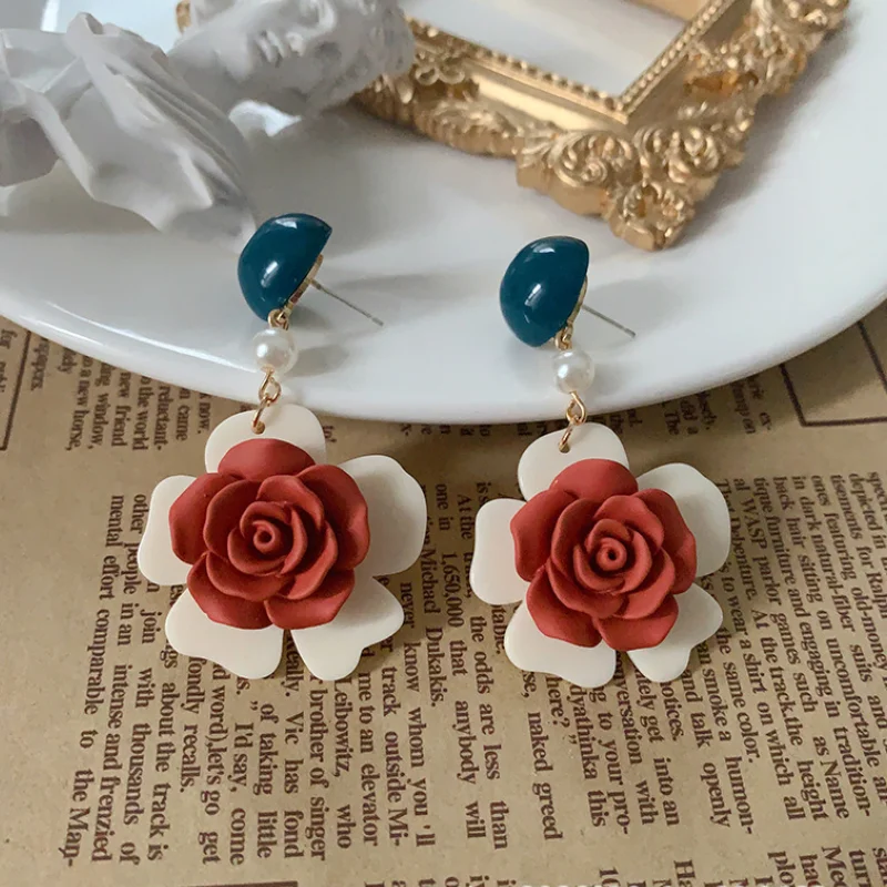 Jewelry for Women Vintage Flowers Acrylic Pearl Geometric Elegant Boho Fashion Korean Drop Earringss for Women 2021 Tend
Jewelry for Women Vintage Flowers Acrylic Pearl Geometric Elegant Boho Fashion Korean Drop Earringss for Women 2021 Tend