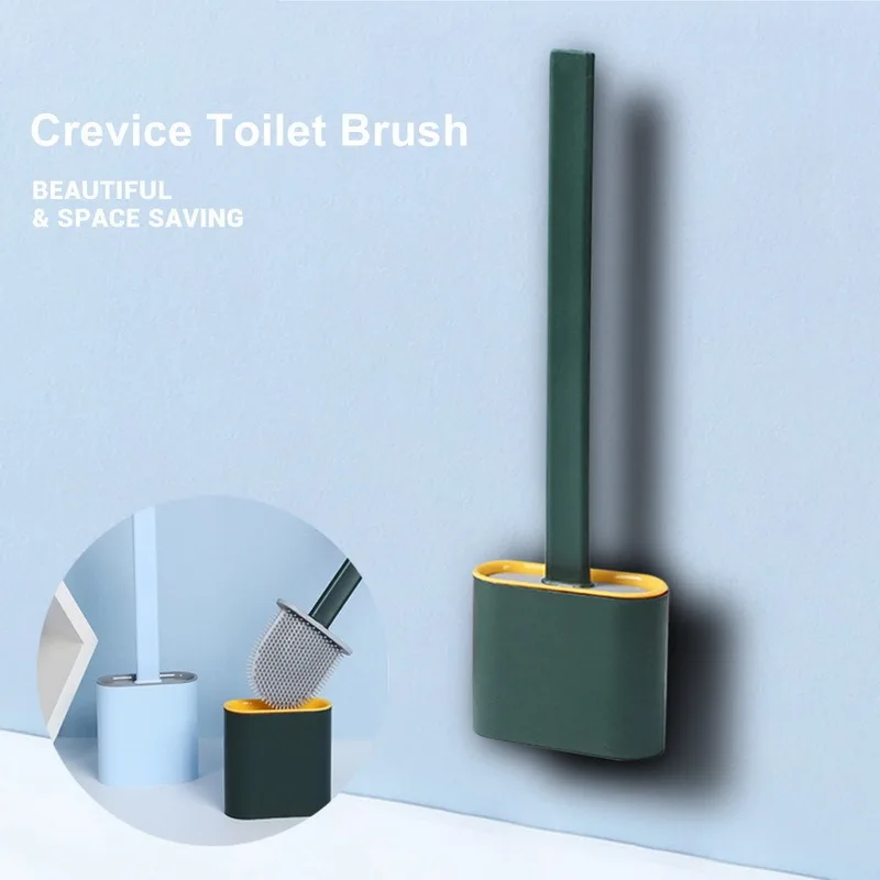Toilet Brush Leak Proof With Base Silicone Wc Flat Head Flexible Soft Bristles Brush with Quick Drying Holder Set Wc Accessories
Toilet Brush Leak Proof With Base Silicone Wc Flat Head Flexible Soft Bristles Brush with Quick Drying Holder Set Wc Accessories