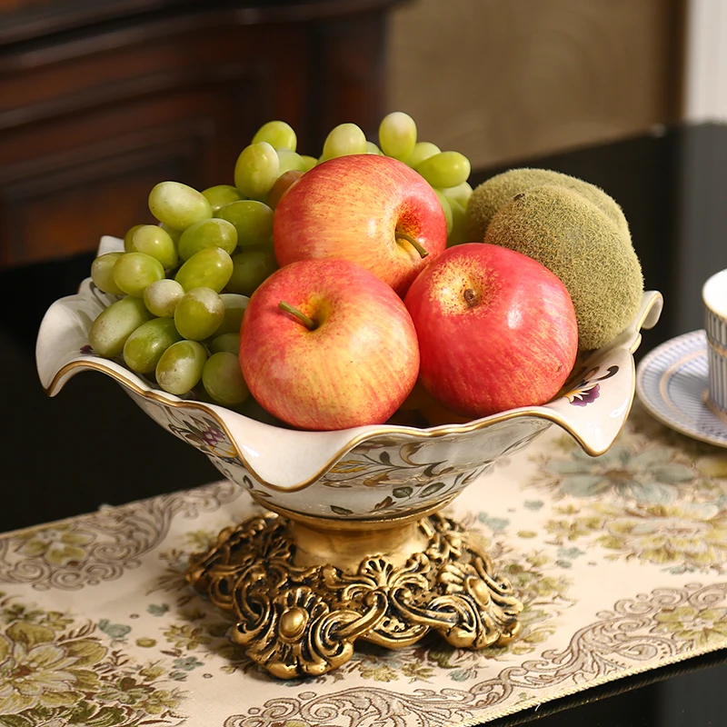 Luxury Vintage Plate Fruits Basket Creative Ceramic Living Room Decor Nordic Plate Fruits Basket Kawaii Vajilla Home Decor BC50
Luxury Vintage Plate Fruits Basket Creative Ceramic Living Room Decor Nordic Plate Fruits Basket Kawaii Vajilla Home Decor BC50
