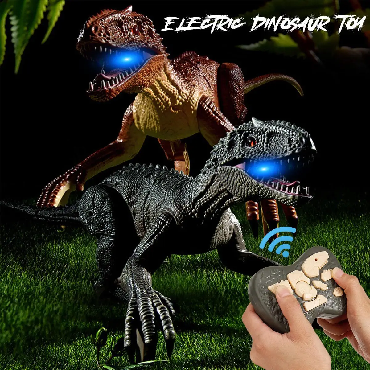 2.4G RC Dinosaur Raptor Jurassic Remote Control Velociraptor Toy Electric Walking Dino dragon Toys For Childrens Christmas Gifts
2.4G RC Dinosaur Raptor Jurassic Remote Control Velociraptor Toy Electric Walking Dino dragon Toys For Childrens Christmas Gifts