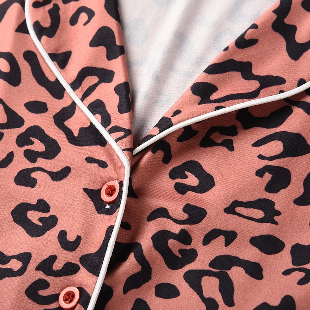 Leopard Single Breasted Top 2 Piece Sets Women Fashion Autumn Winter Outfits 2020 New Causal Home Trousers Set
Leopard Single Breasted Top 2 Piece Sets Women Fashion Autumn Winter Outfits 2020 New Causal Home Trousers Set