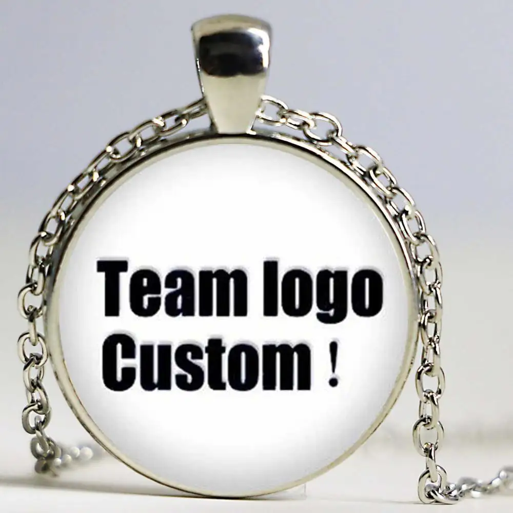 Charm Custom Team logo Custom Photo pendant Necklafe keychain Glass Cabochon Jewelry For Team Souvenir
Charm Custom Team logo Custom Photo pendant Necklafe keychain Glass Cabochon Jewelry For Team Souvenir