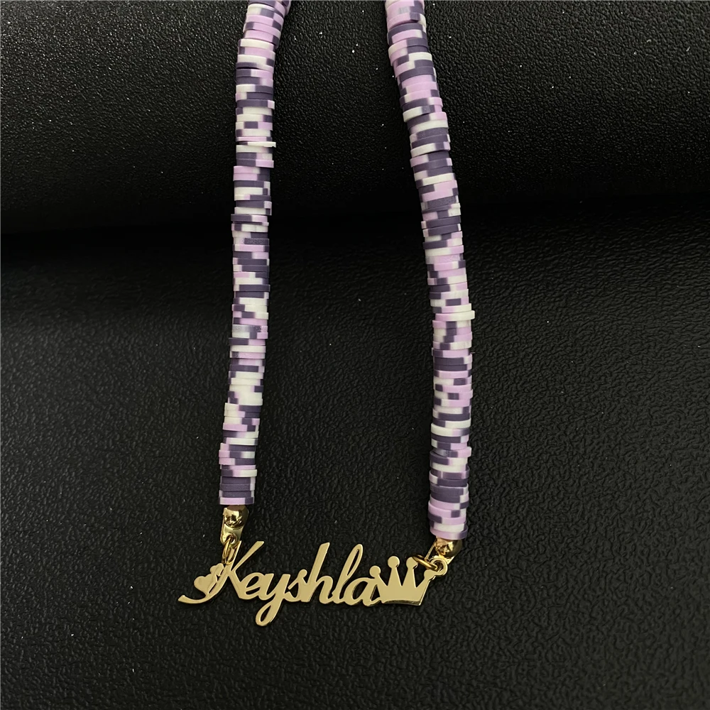 Custom Bohemian Bead Crown Name Necklace Personalized Bead Choker Pendant Jewelry For Women Men Christmas Gifts
Custom Bohemian Bead Crown Name Necklace Personalized Bead Choker Pendant Jewelry For Women Men Christmas Gifts
