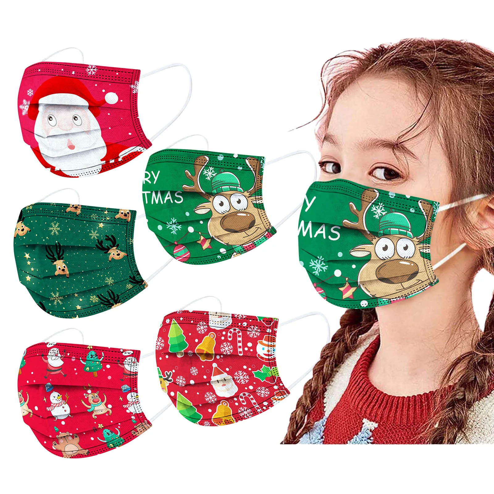 50pcs Christmas Disposable Children's Mask Cartoon Unicorn Pattern Print Mouth Mask for Kids Girl 3 Layer Disposable Masks Child
50pcs Christmas Disposable Children's Mask Cartoon Unicorn Pattern Print Mouth Mask for Kids Girl 3 Layer Disposable Masks Child