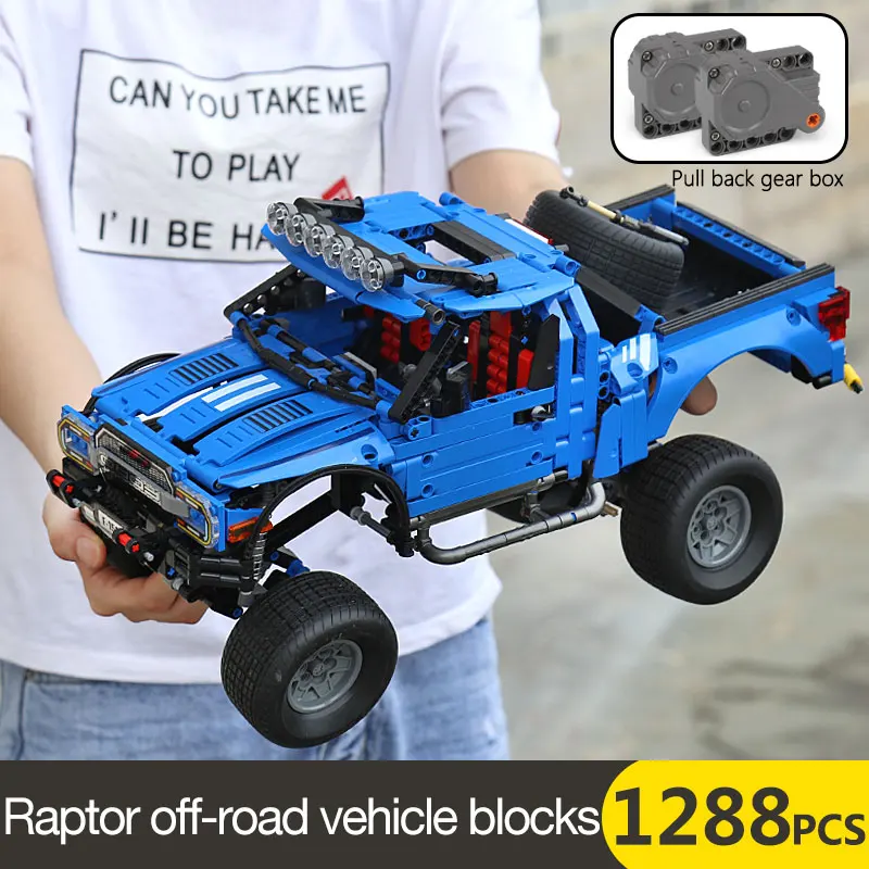 LP 701970 Совместимость с новой серии Technic F 150 Raptor машина пикап модель строительные