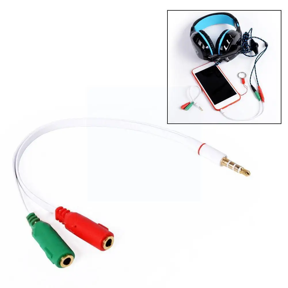 3.5mm Stereo Audio 1 Male To 2 Female Cable For Headphone Plug For computer Point Adapter MP3 Microphone Two One Jack MP4 V7D6
3.5mm Stereo Audio 1 Male To 2 Female Cable For Headphone Plug For computer Point Adapter MP3 Microphone Two One Jack MP4 V7D6