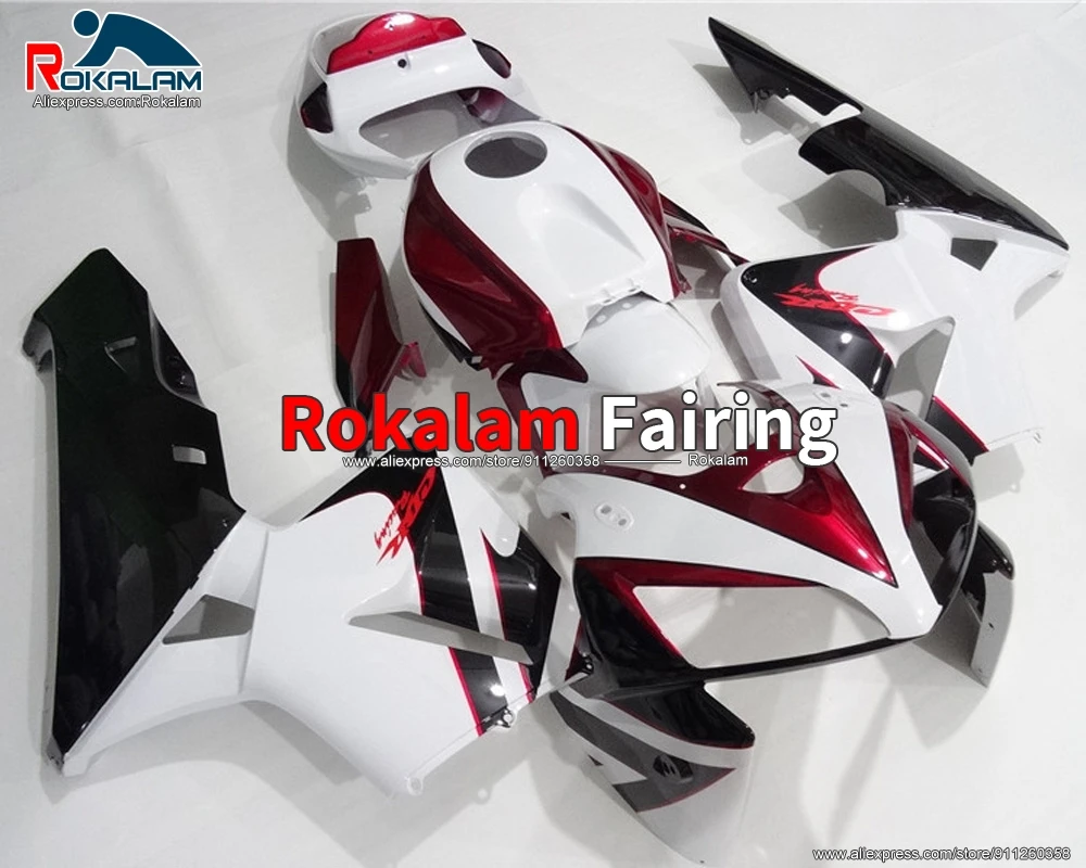 Aftermarket Fairings For Honda CBR600RR F5 2005 CBR 600RR F-5 2006 Motorcycle Black Red White Fairing Kit (Injection Molding)
Aftermarket Fairings For Honda CBR600RR F5 2005 CBR 600RR F-5 2006 Motorcycle Black Red White Fairing Kit (Injection Molding)