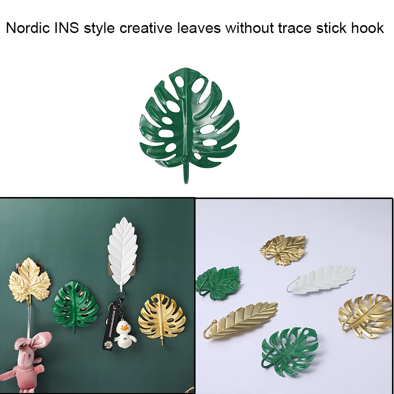 Leaves Shape Iron Hanging Hook Nordic Style Wall Decoration Leaf Key Watch Bags Jewelry Hook Mutifuctional Wall Hanger Rack
Leaves Shape Iron Hanging Hook Nordic Style Wall Decoration Leaf Key Watch Bags Jewelry Hook Mutifuctional Wall Hanger Rack