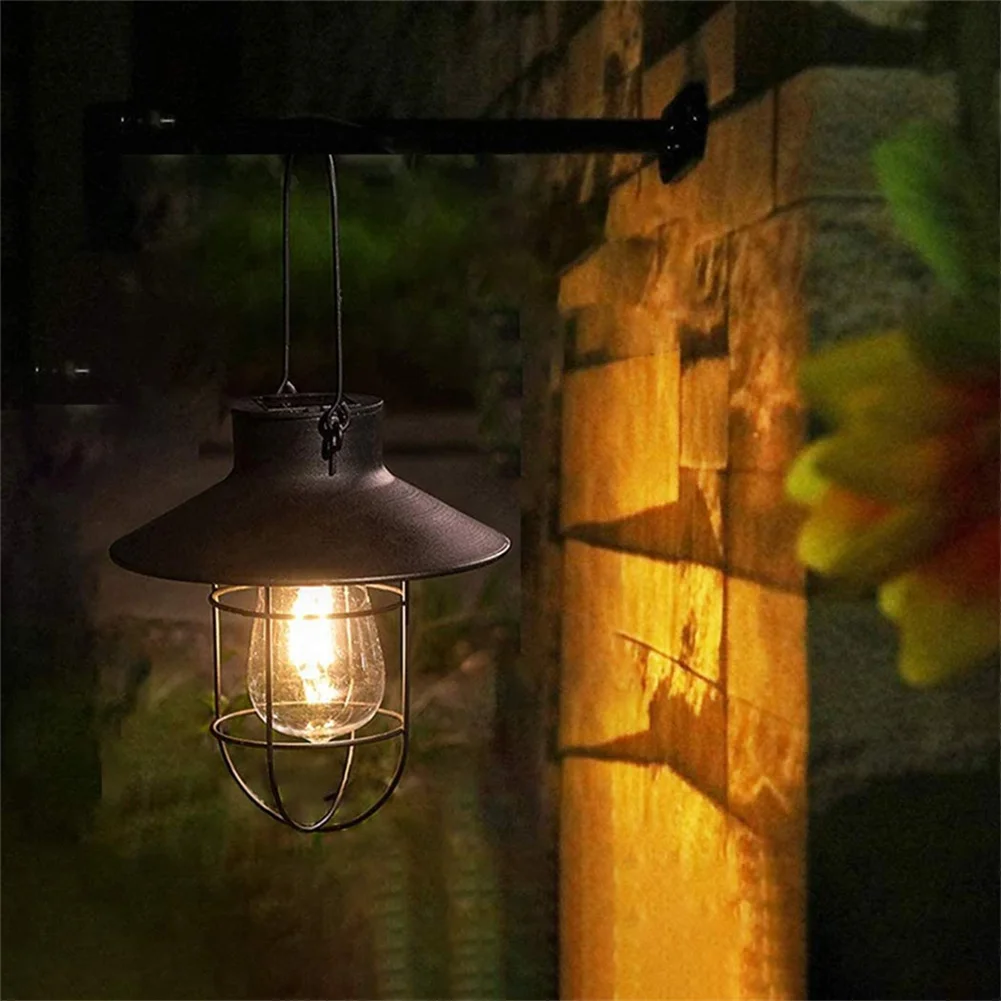 Solar Lantern Lamp Outdoor Hanging Waterproof Vintage Metal Solar Garden Lights with Tungsten Bulb Decorative for Patio Backyard
Solar Lantern Lamp Outdoor Hanging Waterproof Vintage Metal Solar Garden Lights with Tungsten Bulb Decorative for Patio Backyard