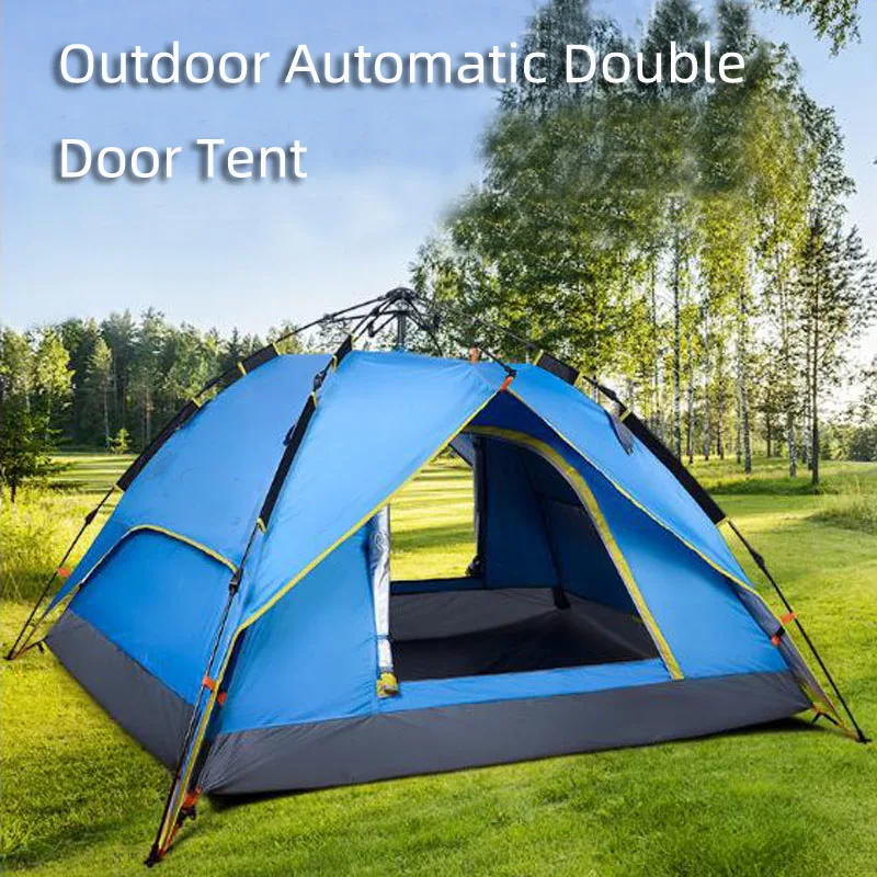 Hiking Outdoor Tent 3-4 People Fully Automatic Single Double Rain Camping Tent For Camping Beach Fishing
Hiking Outdoor Tent 3-4 People Fully Automatic Single Double Rain Camping Tent For Camping Beach Fishing
