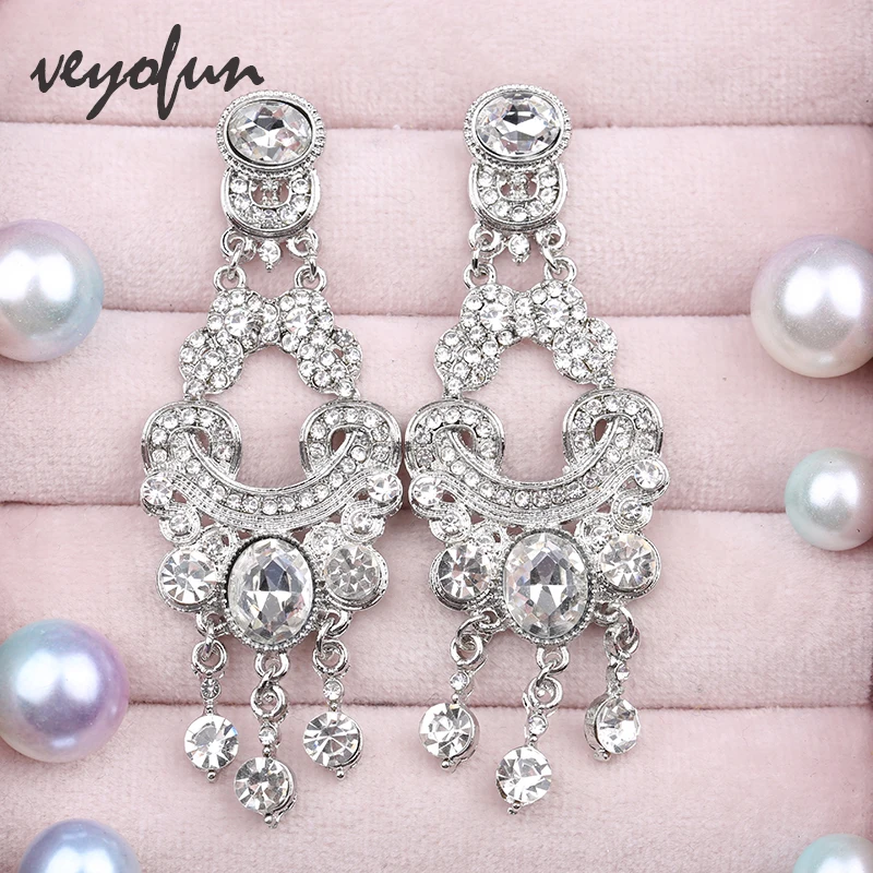 Veyofun Hollow Ethnic Full Rhinestone Drop Earrings Vintage Wedding Party Dangle Earrings For Women Fashion Jewelry Gift
Veyofun Hollow Ethnic Full Rhinestone Drop Earrings Vintage Wedding Party Dangle Earrings For Women Fashion Jewelry Gift