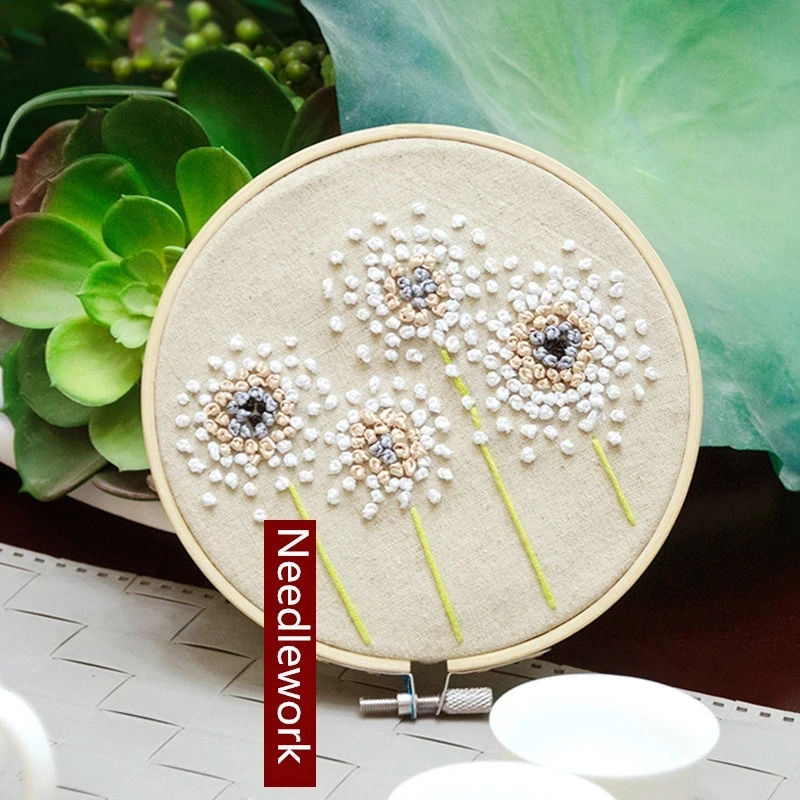 Flower Grass Pattern DIY Embroidery Kit Handwork Needlework for Beginners Cross Stitch Kit Ribbon Painting Home Decoration
Flower Grass Pattern DIY Embroidery Kit Handwork Needlework for Beginners Cross Stitch Kit Ribbon Painting Home Decoration