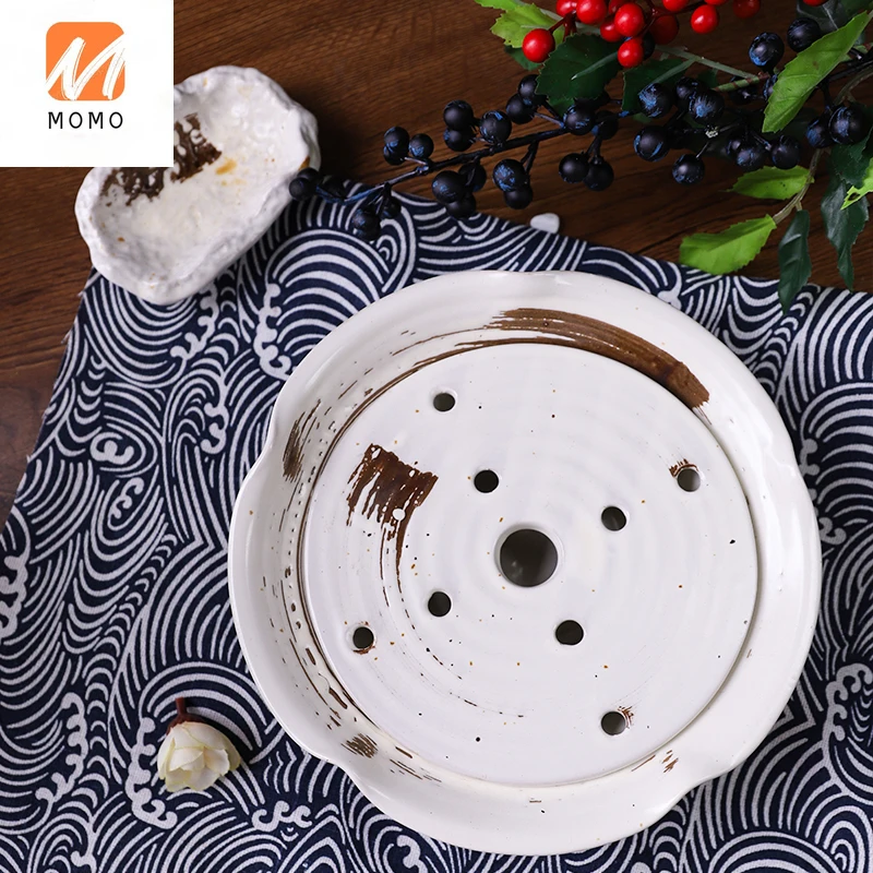 Ceramic Double-Layer Sashimi Plate with Partition Multi-Purpose Rain-Hat Shaped Bowl Hotel Creative Retro Pastry Plate Japanese
Ceramic Double-Layer Sashimi Plate with Partition Multi-Purpose Rain-Hat Shaped Bowl Hotel Creative Retro Pastry Plate Japanese