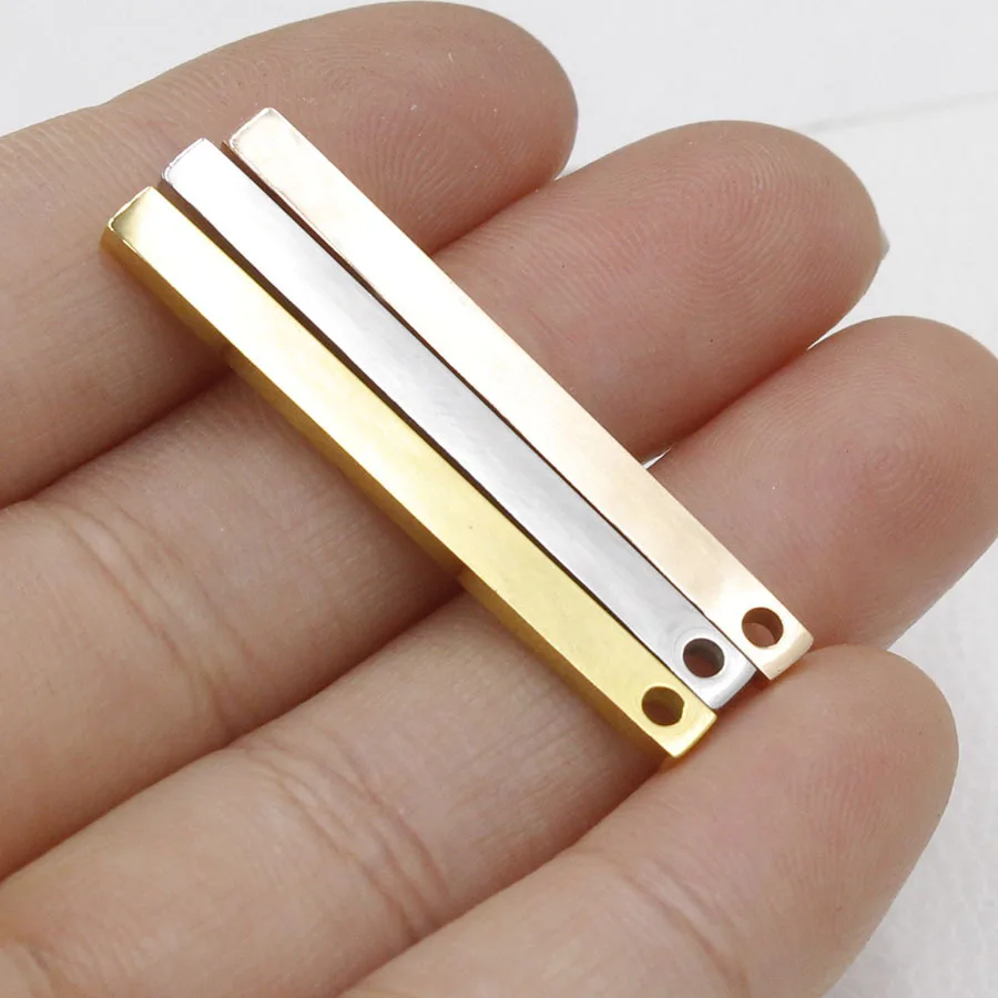 Gold Color/Silver Color/Rose Color Gold Stainless Steel Blank Stamping Blank Square Bar Mirror Polished Jewelry Wholesale 20pcs 
Gold Color/Silver Color/Rose Color Gold Stainless Steel Blank Stamping Blank Square Bar Mirror Polished Jewelry Wholesale 20pcs