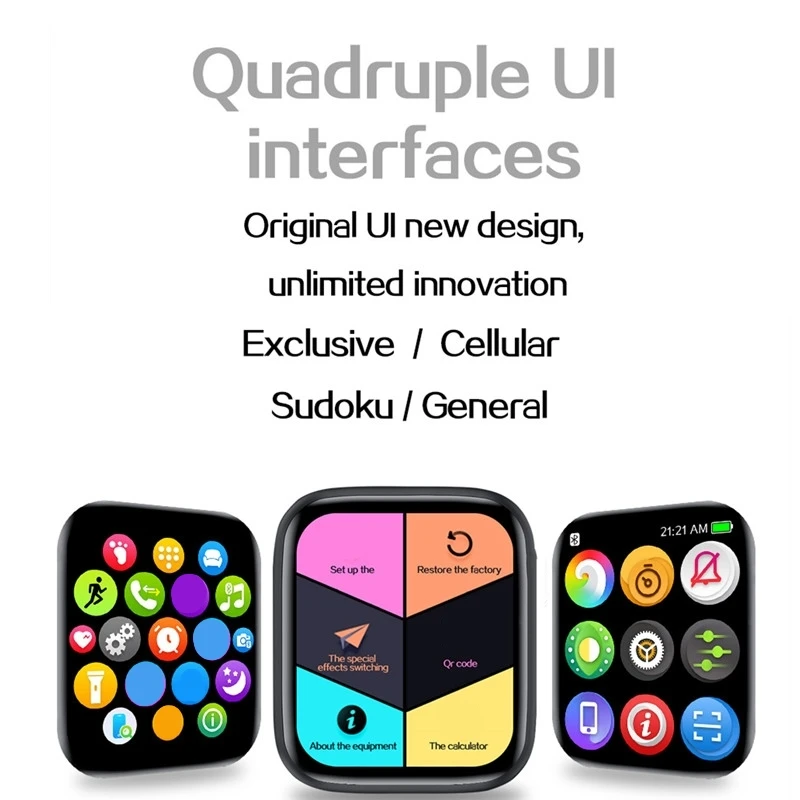 2021 NEW 4 UI AK76 Smart Watch 1.75inch Square screen Bluetooth call Dynamic watch face Fitness Body temperature measurement
2021 NEW 4 UI AK76 Smart Watch 1.75inch Square screen Bluetooth call Dynamic watch face Fitness Body temperature measurement