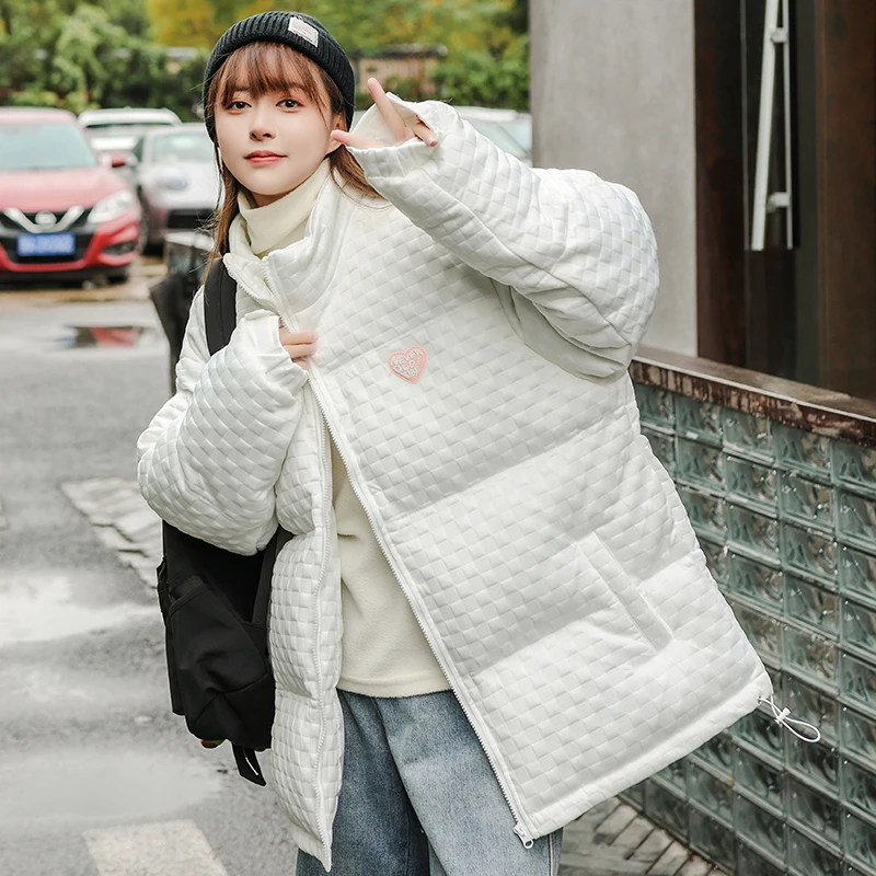 Autumn Warm Thicken Women Loose Bread Thickened For Lovers Men And Women Stand Collar Jacket White Winter Coat
Autumn Warm Thicken Women Loose Bread Thickened For Lovers Men And Women Stand Collar Jacket White Winter Coat