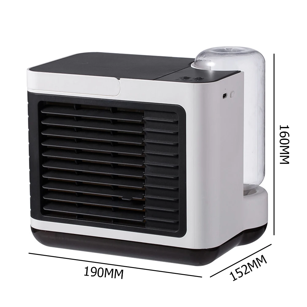 Portable Negative Ion Air Conditioner Fan Desktop Air Cooler Summer USB Rechargeable Household Desktop Bladeless Cooling Fan
Portable Negative Ion Air Conditioner Fan Desktop Air Cooler Summer USB Rechargeable Household Desktop Bladeless Cooling Fan
