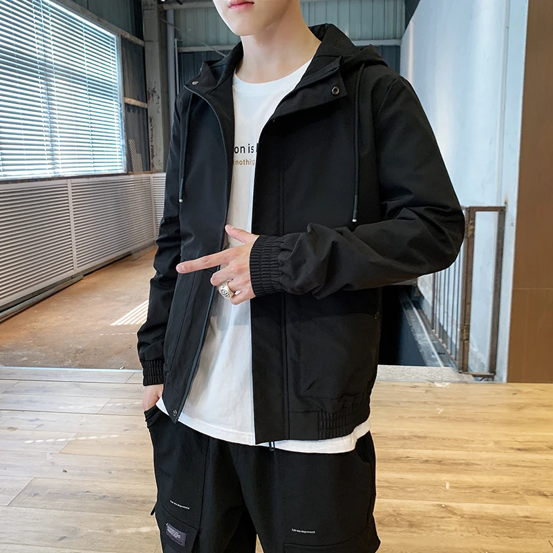 Fashion Hooded Male Outwear Slim Fit Hoody Zipper Men Jackets Autumn Winter Casual Coats Bomber Jacket Jacket Men Windbreaker
Fashion Hooded Male Outwear Slim Fit Hoody Zipper Men Jackets Autumn Winter Casual Coats Bomber Jacket Jacket Men Windbreaker