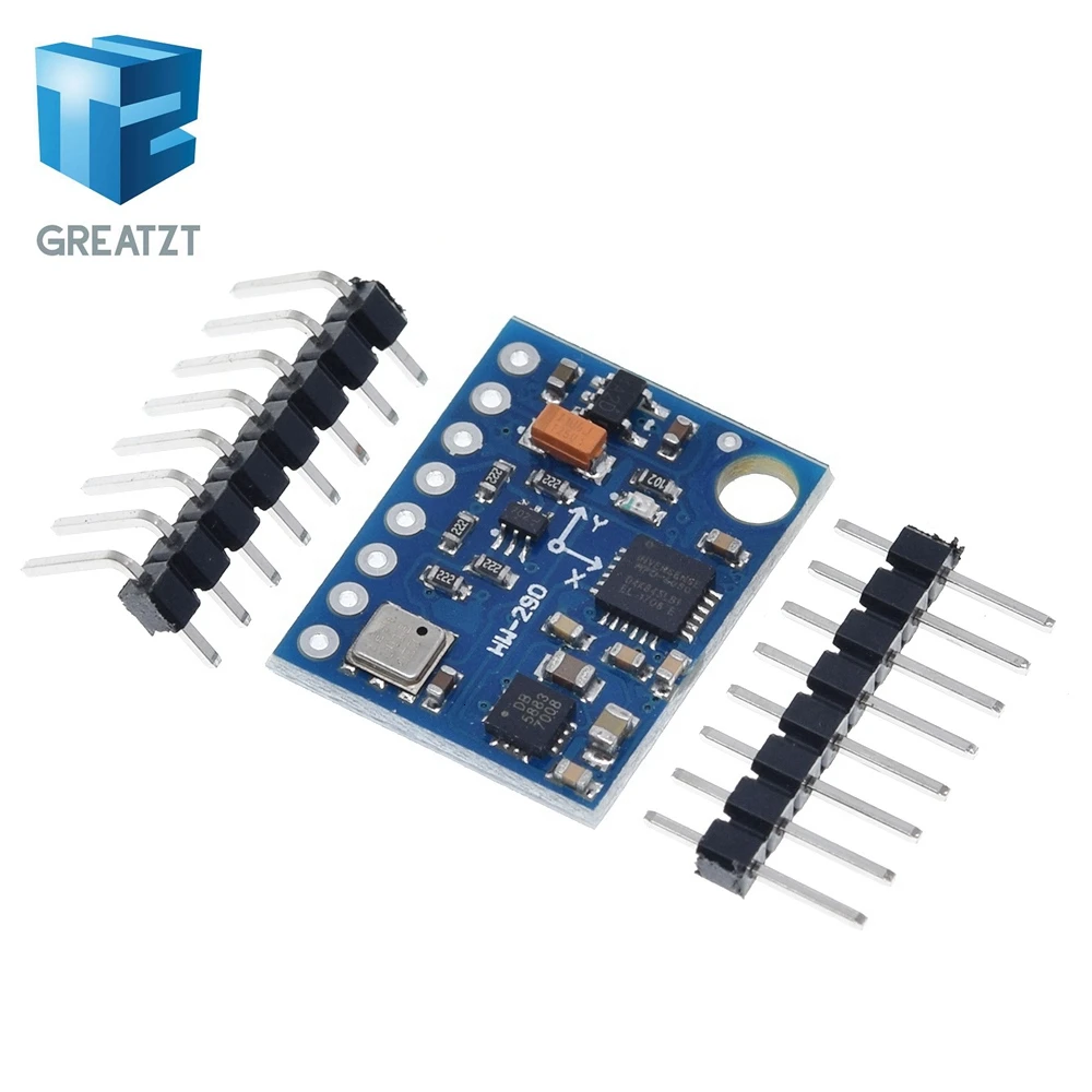 Фото TZT GY 87 10DOF модуль MPU6050 HMC5883L BMP180 GY87 датчика для Arduino|Интегральные схемы| |