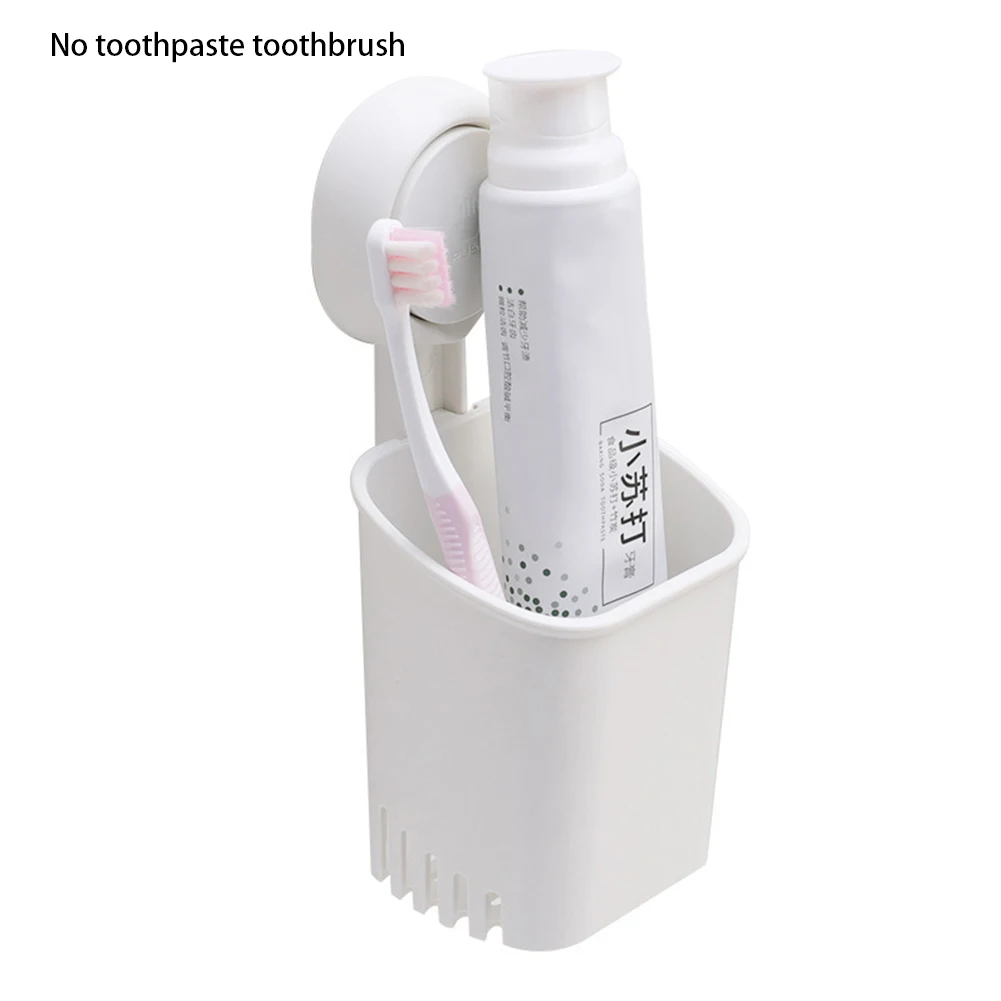 Wall Mounted Multifunctional Bathroom Organizer Powerful Toothbrush Holder Storage No Drilling Suction Cup Rack ABS Space Saving
Wall Mounted Multifunctional Bathroom Organizer Powerful Toothbrush Holder Storage No Drilling Suction Cup Rack ABS Space Saving