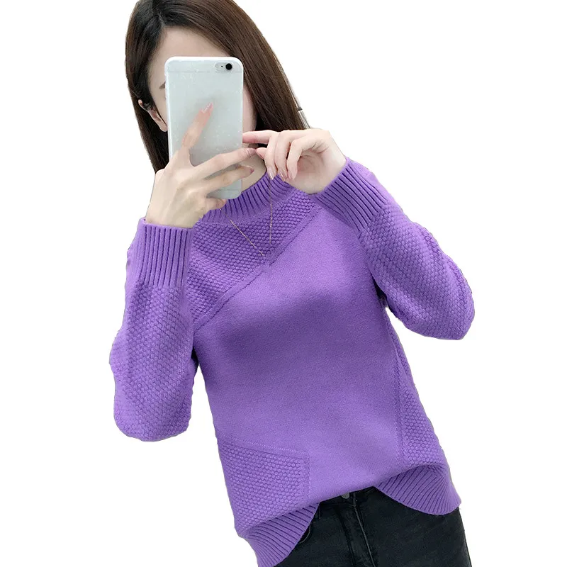 B4227 new autumn winter 2020 women's fashion casual shoulder sleeve knits and loose sweaters cheap wholesale free shipping | Женская