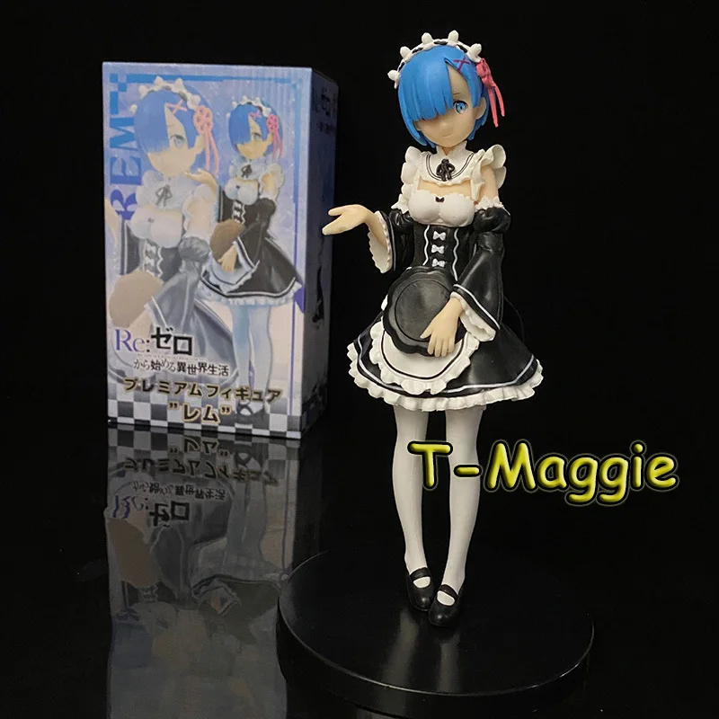 20CM Anime Re:Life In A Different World From Zero Maid Outfit Tray Rem Kawaii PVC Action Figure Static Collection Ornament Toys
20CM Anime Re:Life In A Different World From Zero Maid Outfit Tray Rem Kawaii PVC Action Figure Static Collection Ornament Toys