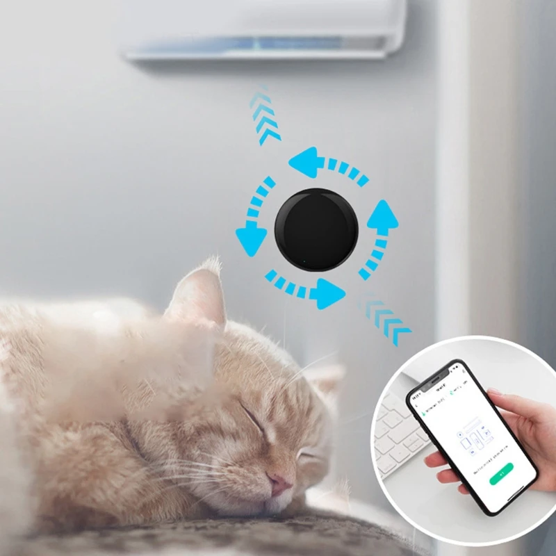 Tuya Smart IR Remote Controller Compatible with Alexa Monitor the Temperature and Humidity of the Environment Portable
Tuya Smart IR Remote Controller Compatible with Alexa Monitor the Temperature and Humidity of the Environment Portable