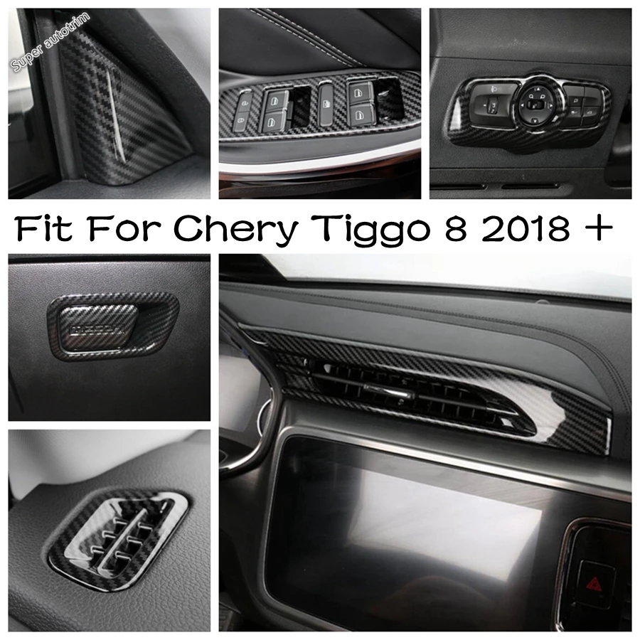 Carbon Fiber Interior Parts For Chery Tiggo 8 2018 2019 2020 Pillar A Triangle / Head Light Lamp Switch Button Panel Cover Trim
Carbon Fiber Interior Parts For Chery Tiggo 8 2018 2019 2020 Pillar A Triangle / Head Light Lamp Switch Button Panel Cover Trim