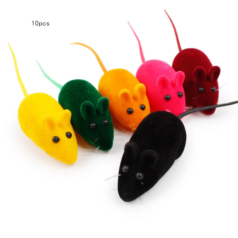 10PCS/Lot Colorful Interactive Cat Toy Artificial Feather Mouse Sounding Mouse Throwing Toy For Cats Kitten
10PCS/Lot Colorful Interactive Cat Toy Artificial Feather Mouse Sounding Mouse Throwing Toy For Cats Kitten