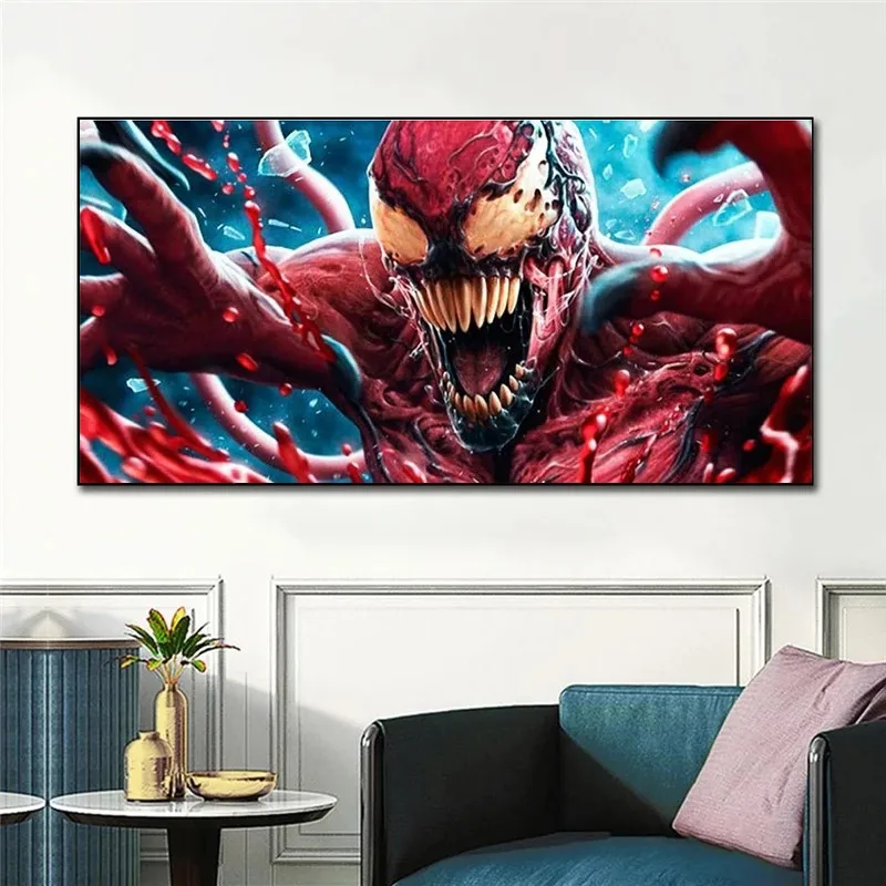 Horror Movie Canvas Figure Paintings Venom Let There Be Carnage Wall Art Anime Posters Prints Pictures Room Decoration
Horror Movie Canvas Figure Paintings Venom Let There Be Carnage Wall Art Anime Posters Prints Pictures Room Decoration