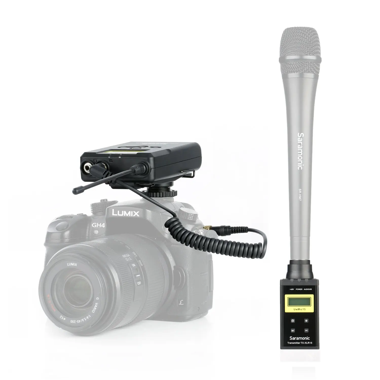 Saramonic UwMic15B 16-Channel UHF Wireless XLR Plug-On Transmitter System for DSLRs, Mirrorless & Video Interviews, ENG
Saramonic UwMic15B 16-Channel UHF Wireless XLR Plug-On Transmitter System for DSLRs, Mirrorless & Video Interviews, ENG