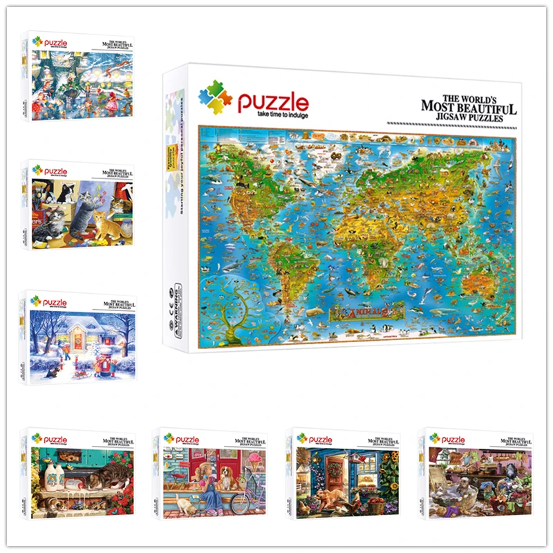 High Definition Big Jigsaw Puzzle 1000 Pieces Educational Toys for Adult Children Map of the Animal World
High Definition Big Jigsaw Puzzle 1000 Pieces Educational Toys for Adult Children Map of the Animal World