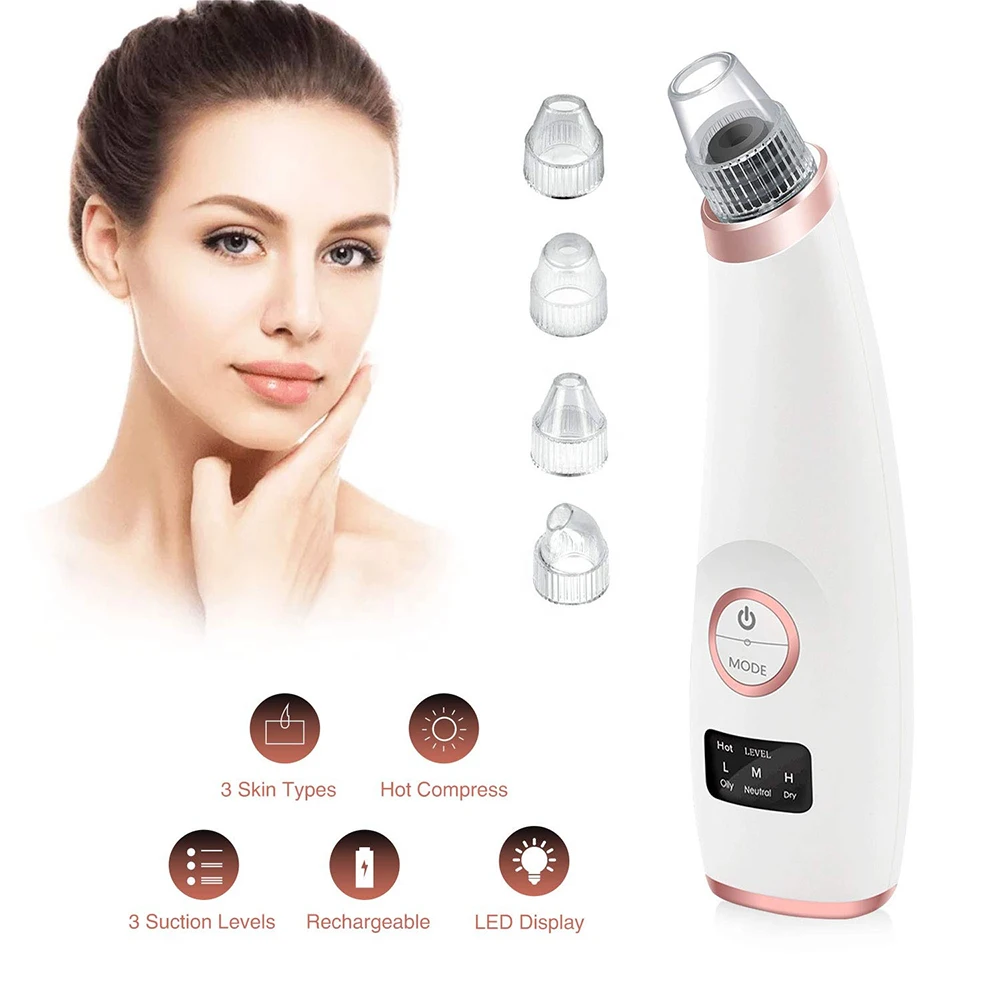 Nose Blackhead Remover Vacuum Pore Cleaner Beauty Skin Care Tools For Remove Facial Blackheads Pimple Acne Skin Tag USB Cable
Nose Blackhead Remover Vacuum Pore Cleaner Beauty Skin Care Tools For Remove Facial Blackheads Pimple Acne Skin Tag USB Cable