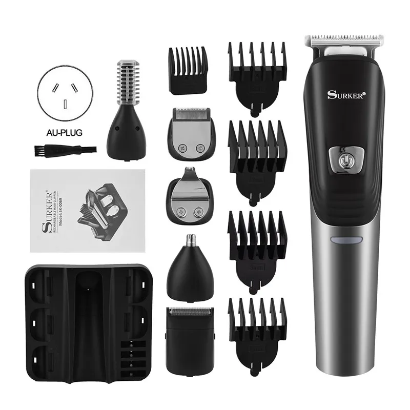 Surker 6 in 1 Multifunctional Hair Clipper USB Charging Hair Trimmer Beard Nose trimmer for Men Haircut Machine Grooming Machine
Surker 6 in 1 Multifunctional Hair Clipper USB Charging Hair Trimmer Beard Nose trimmer for Men Haircut Machine Grooming Machine