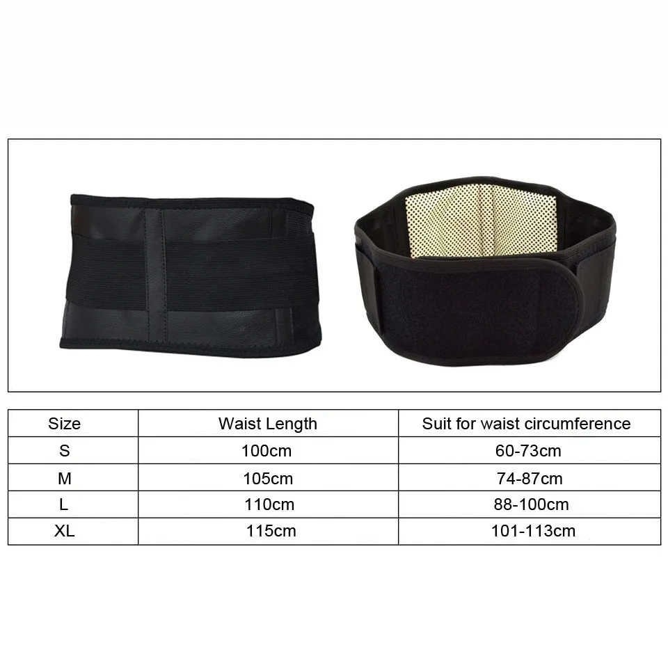 Adjustable Waist Tourmaline Self heating Magnetic Therapy Back Waist Support Belt Lumbar Brace Massage Band Health Care
Adjustable Waist Tourmaline Self heating Magnetic Therapy Back Waist Support Belt Lumbar Brace Massage Band Health Care