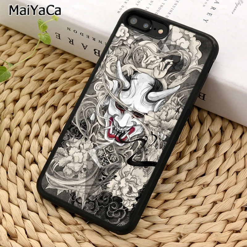 MaiYaCa Oni Hannya маска чехол для телефона iPhone X XR XS 11 12 Pro MAX 5 6 S 7 8 Plus Samsung Galaxy S5 S6 S7edge S8 S9
