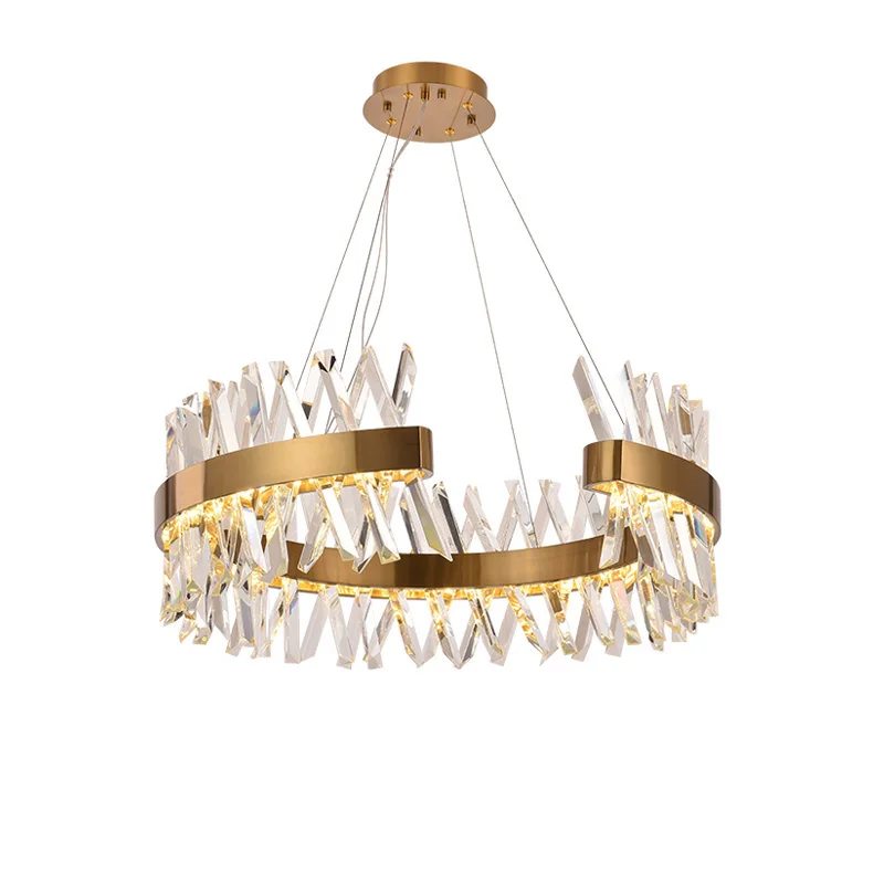 Modern Round Crystal Chandelier For Dining Room Rectangle Design Kitchen Island Lighting Fixtures Chrome LED Cristal Lustre
Modern Round Crystal Chandelier For Dining Room Rectangle Design Kitchen Island Lighting Fixtures Chrome LED Cristal Lustre