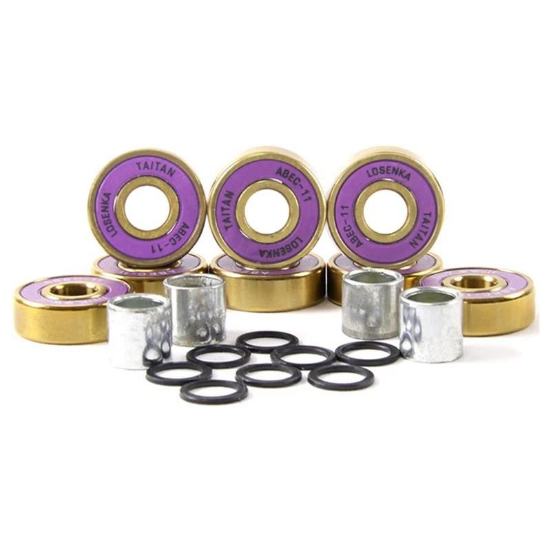 LOSENKA 8Pcs Skateboard Ball Bearings ABEC-11 608 Deep Groove Raceway Wheel Bearing Skating
LOSENKA 8Pcs Skateboard Ball Bearings ABEC-11 608 Deep Groove Raceway Wheel Bearing Skating