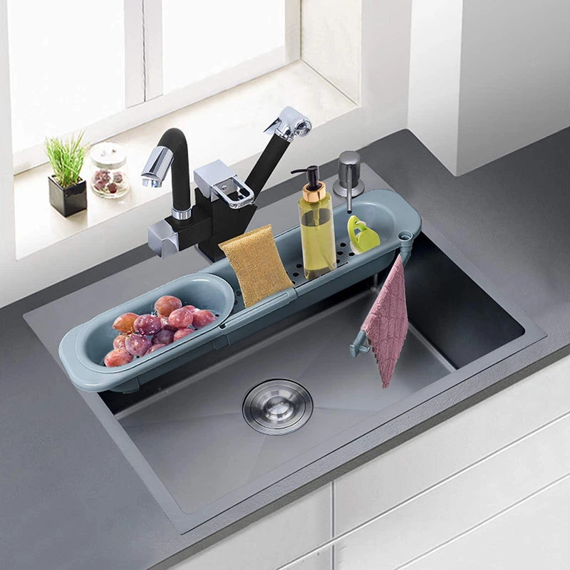 Kitchen Gadgets Telescopic Sink Rack Soap Sponge Holder Retractable Sinks Organizer Drainer Rack Storage Basket Kitchen Tools
Kitchen Gadgets Telescopic Sink Rack Soap Sponge Holder Retractable Sinks Organizer Drainer Rack Storage Basket Kitchen Tools