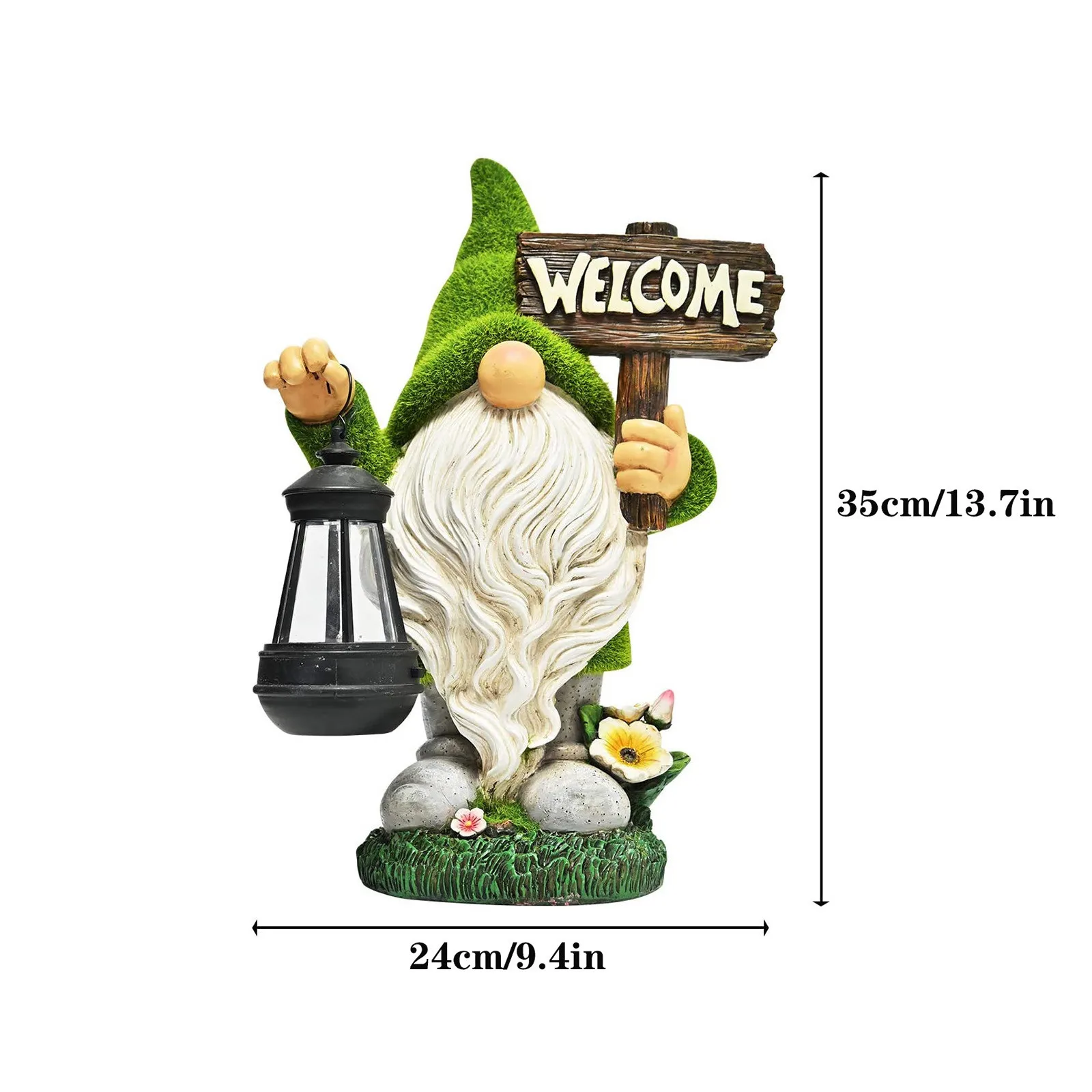 Spirng Garden Decor Ornaments Garden Dwarf Statue-resin Dwarf Statue Carrying Magic Ball And Solar Led Light Ourdoor Crafts
Spirng Garden Decor Ornaments Garden Dwarf Statue-resin Dwarf Statue Carrying Magic Ball And Solar Led Light Ourdoor Crafts