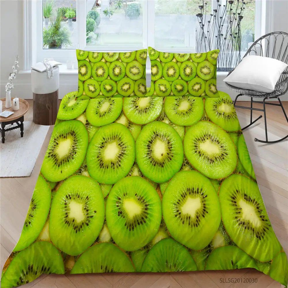 3D Kiwis Bedding Set Double Hot Sale Fruit Print Duvet Cover King Twin Full Single Queen Kiwi Juice Bed Set Comfortable
3D Kiwis Bedding Set Double Hot Sale Fruit Print Duvet Cover King Twin Full Single Queen Kiwi Juice Bed Set Comfortable