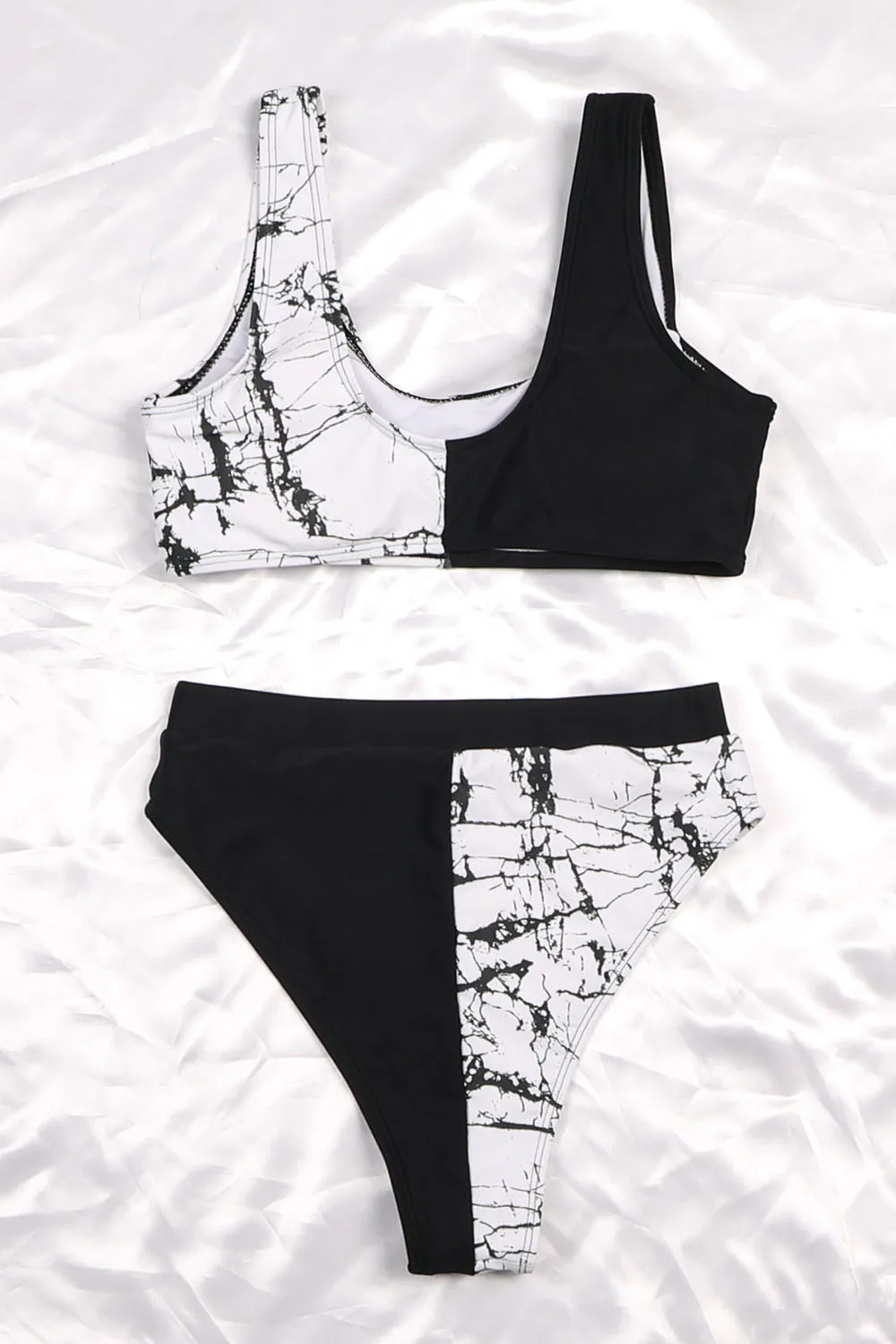 High Waist Marble Print Bikinis Set 2021 Mujer Sexy Patchwork Swimsuit Women Swimwear Female Sport Bathing suit Biquini New
High Waist Marble Print Bikinis Set 2021 Mujer Sexy Patchwork Swimsuit Women Swimwear Female Sport Bathing suit Biquini New