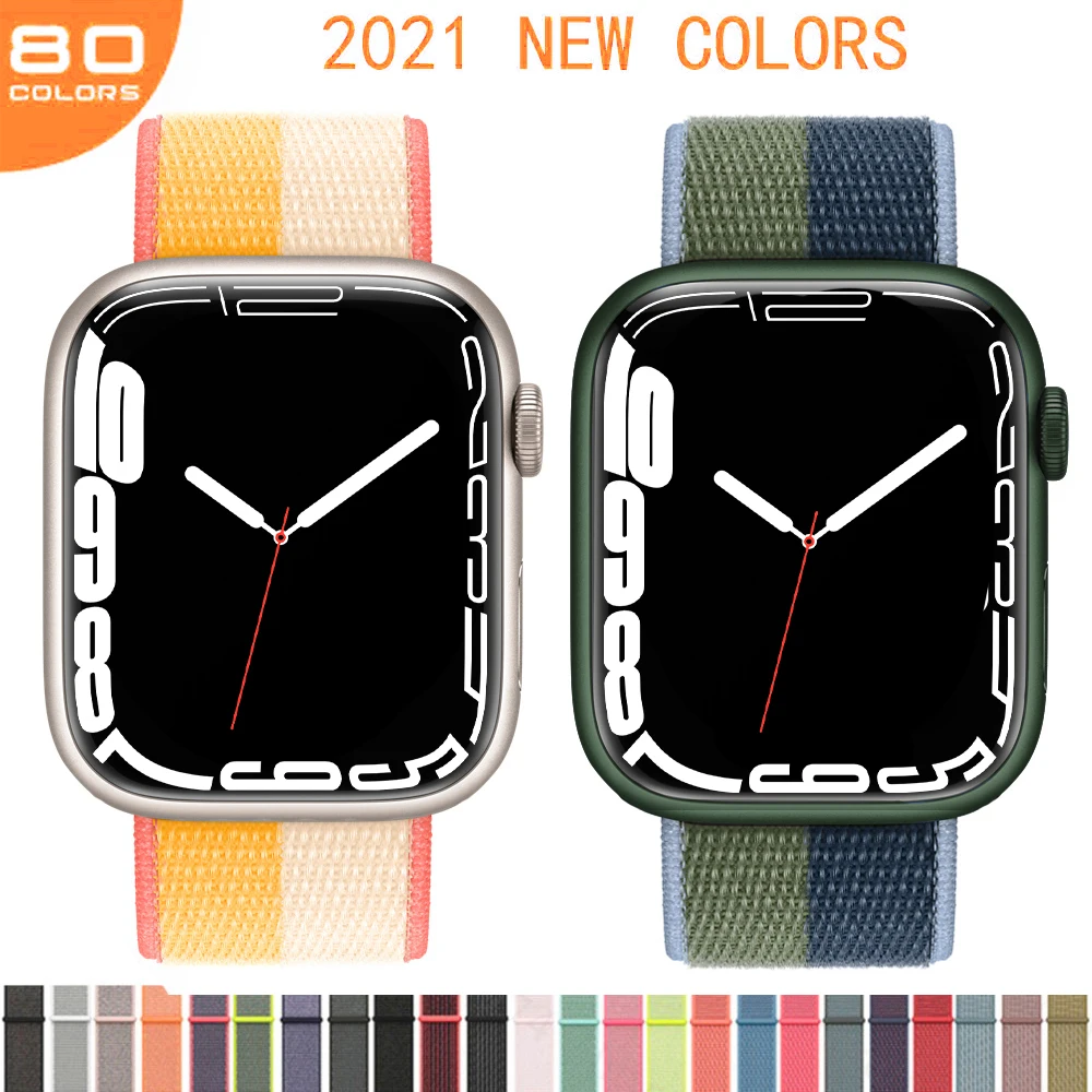 Ремешок нейлоновый для Apple watch band 38 мм 40 мм 44 мм 42 мм, спортивный браслет для смарт-часов iwatch Series se 7654321
Ремешок нейлоновый для Apple watch band 38 мм 40 мм 44 мм 42 мм, спортивный браслет для смарт-часов iwatch Series se 7654321