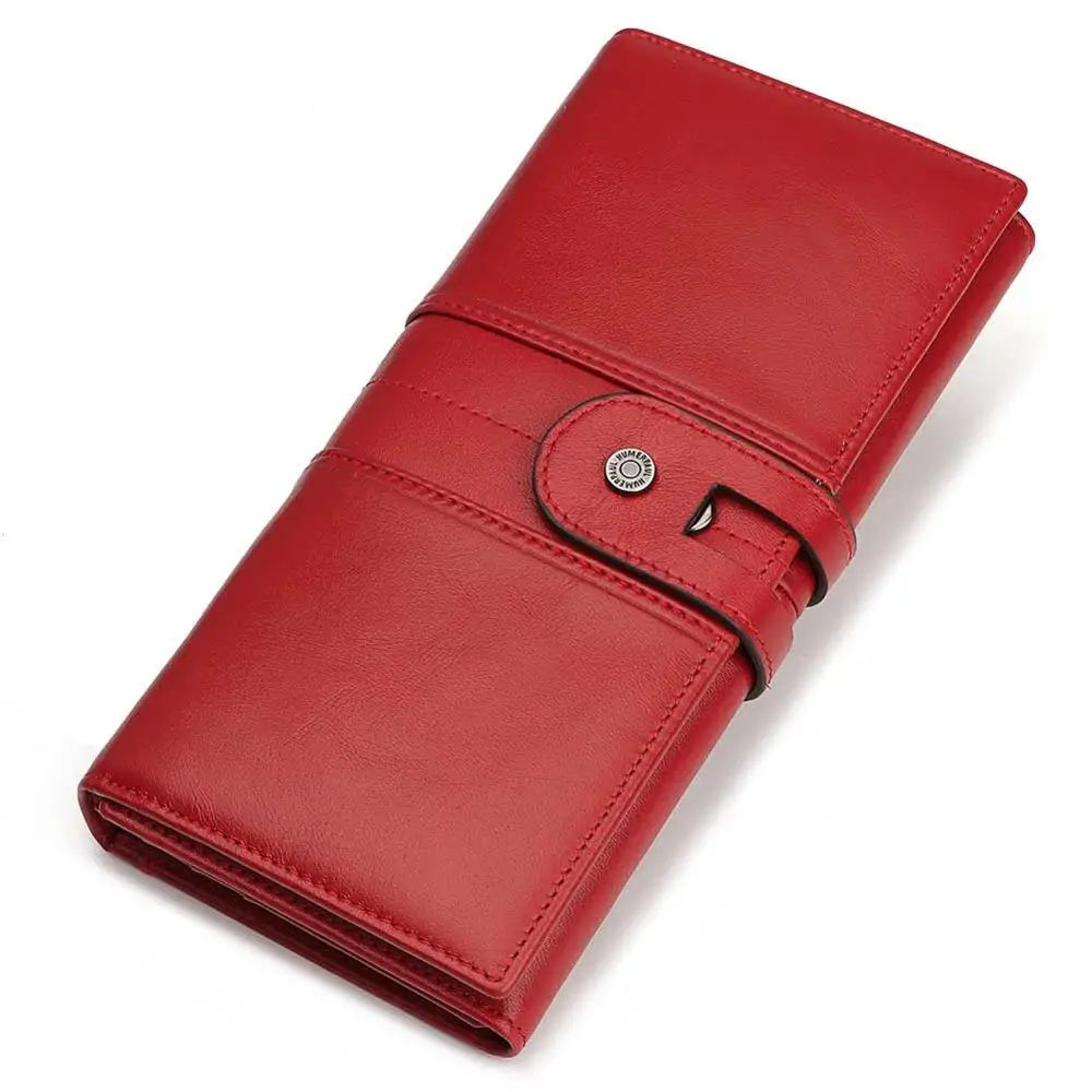 High Capacity Women Wallet Rfid Genuine Leather Female Long Clutch Portomonee Lady Walet Handy Money Bag Girls Coin Purse
High Capacity Women Wallet Rfid Genuine Leather Female Long Clutch Portomonee Lady Walet Handy Money Bag Girls Coin Purse